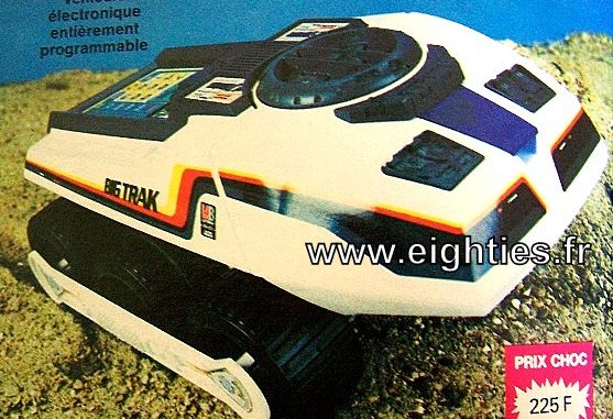 ANNEES 80, 80's, eighties, Big trak, bigtrak, big track, MB, jouet, tank, éléctronique, souvenirs, nostalgie, trentenaires, jouets